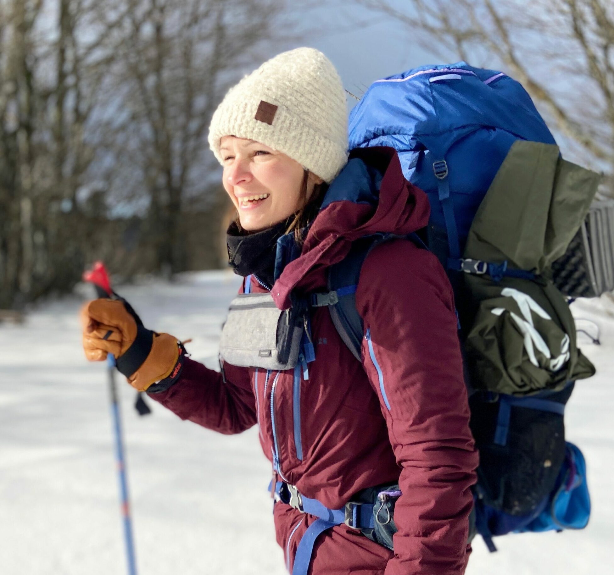 Fanny Coulon accompagnatrice en montagne et créatrice Parenthèse Sport Nature