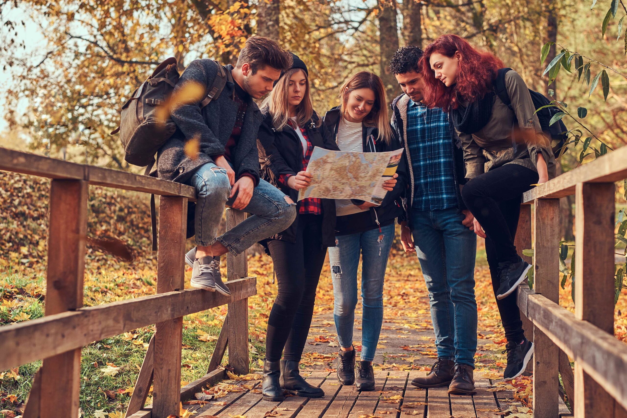 Groupe avec carte natur'O games