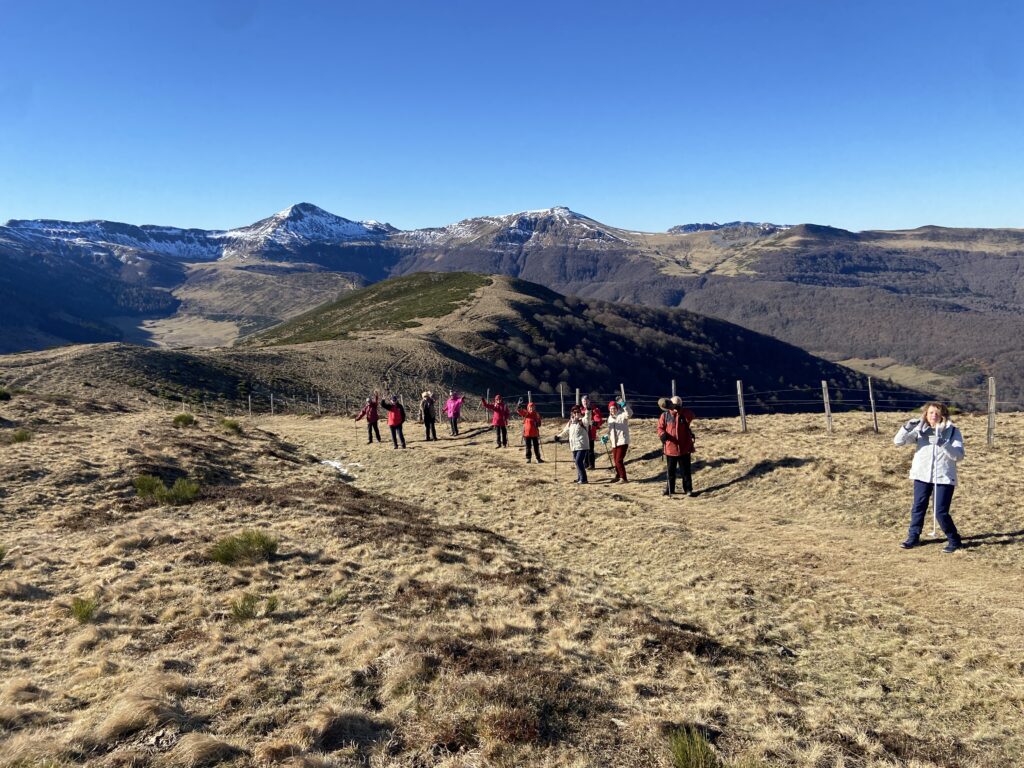 Club de randonnée dans le Cantal